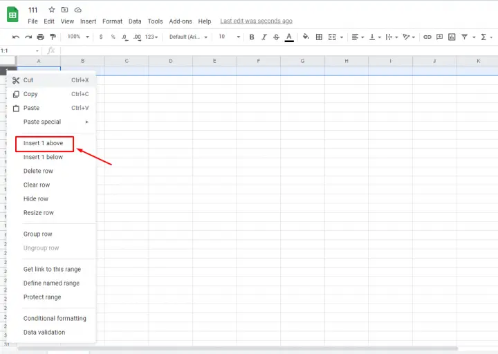 How to name columns in Google Sheets | Splaitor