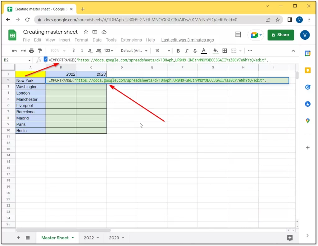 How To Create A Master Sheet In Google Sheets