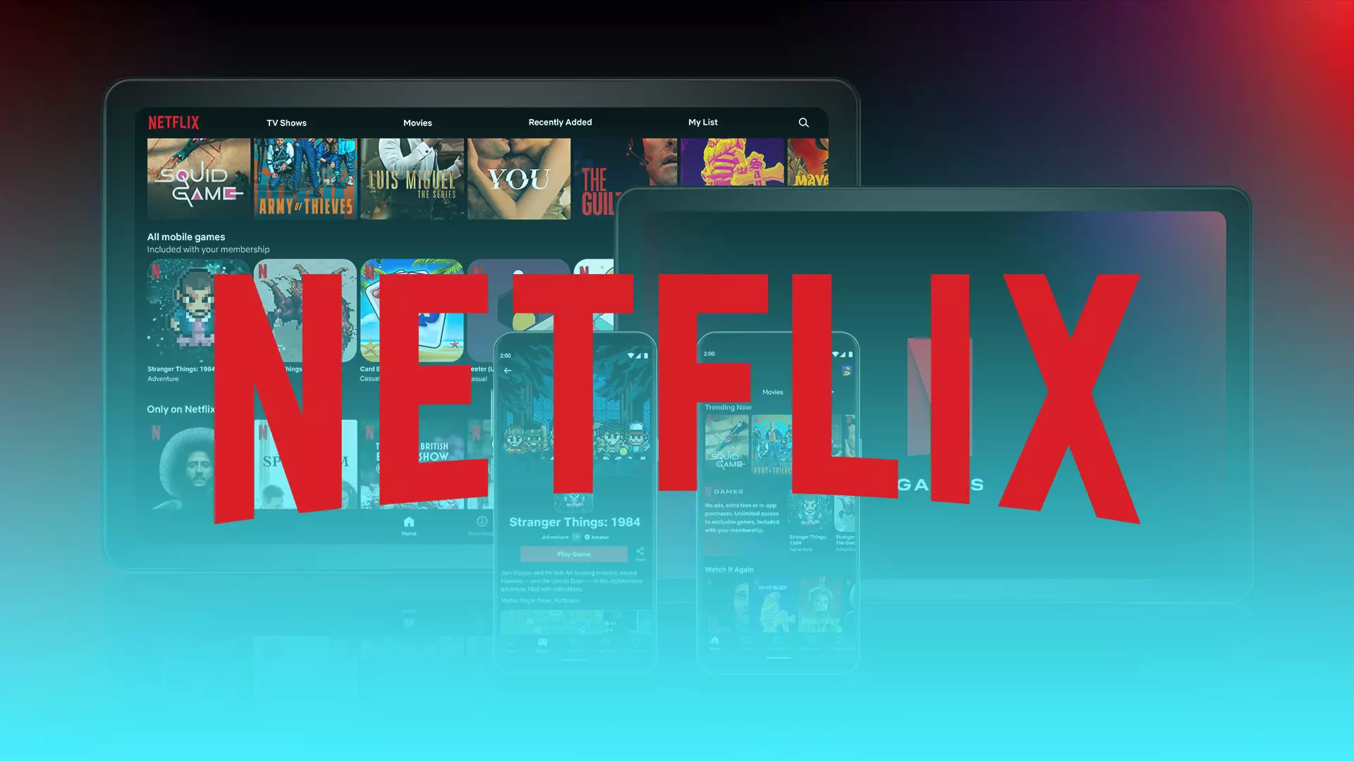 What games can you play for free with a Netflix subscription