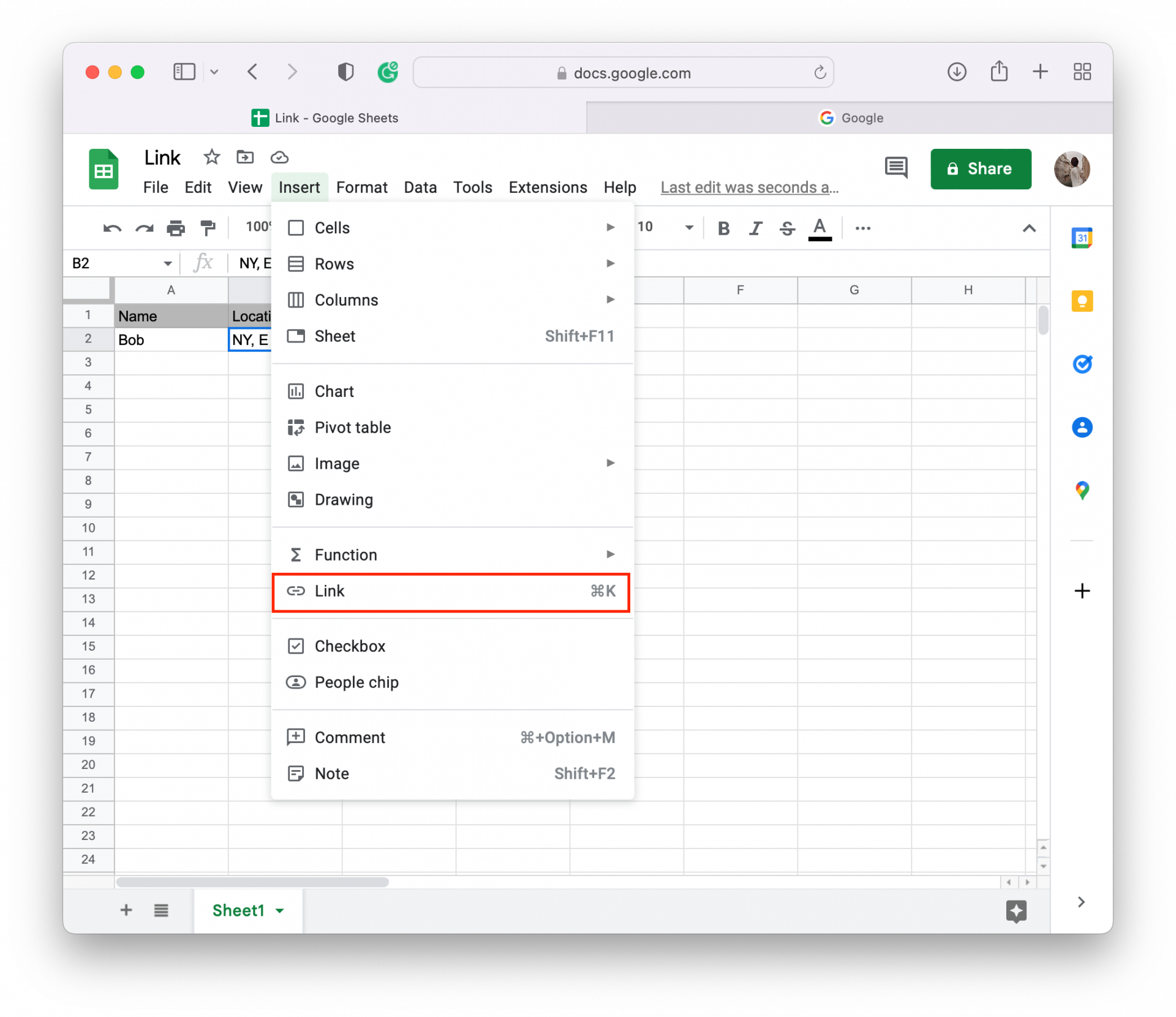 How To Link To A Cell In Google Sheets Splaitor