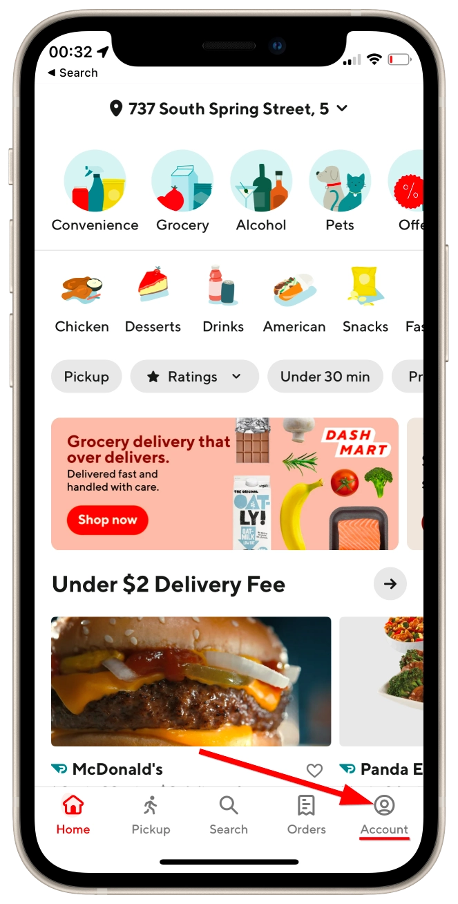 How to pay with cash on DoorDash Splaitor