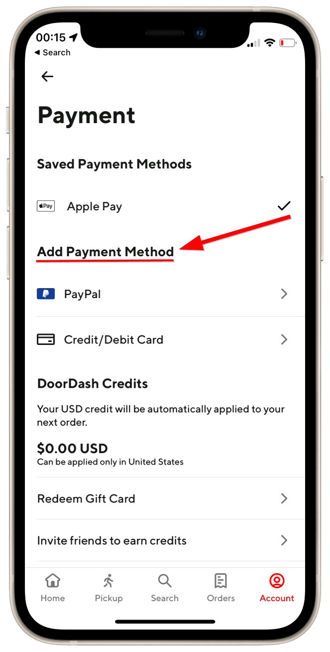 How to pay with cash on DoorDash Splaitor