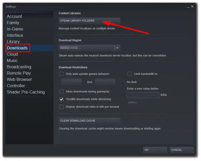 How to fix steam cloud error in windows splaitor